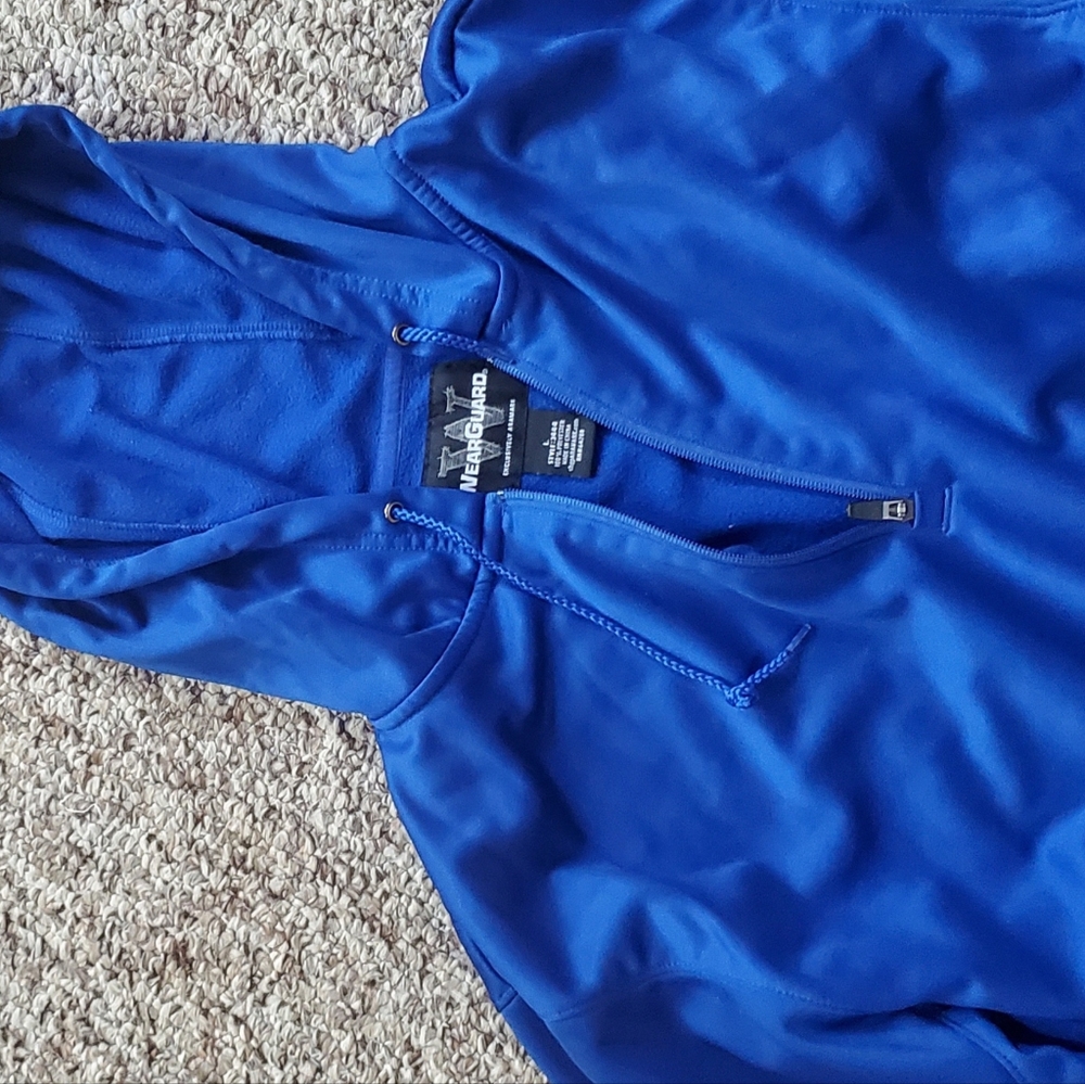 Men's large blue Wearguard hoodie